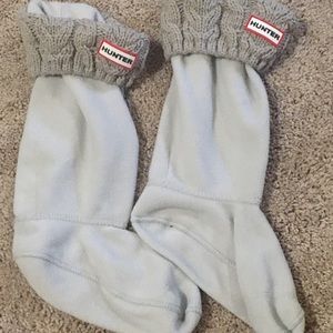 Hunter brand boot socks warm winter one size